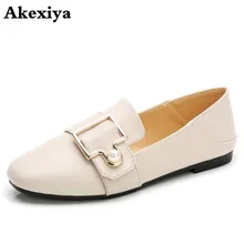 Women Retro Flat Heel Soft Bottom Shoes Ladies Shallow Mouth Solid Color Casual Shoes Round Toe Flat Shoes