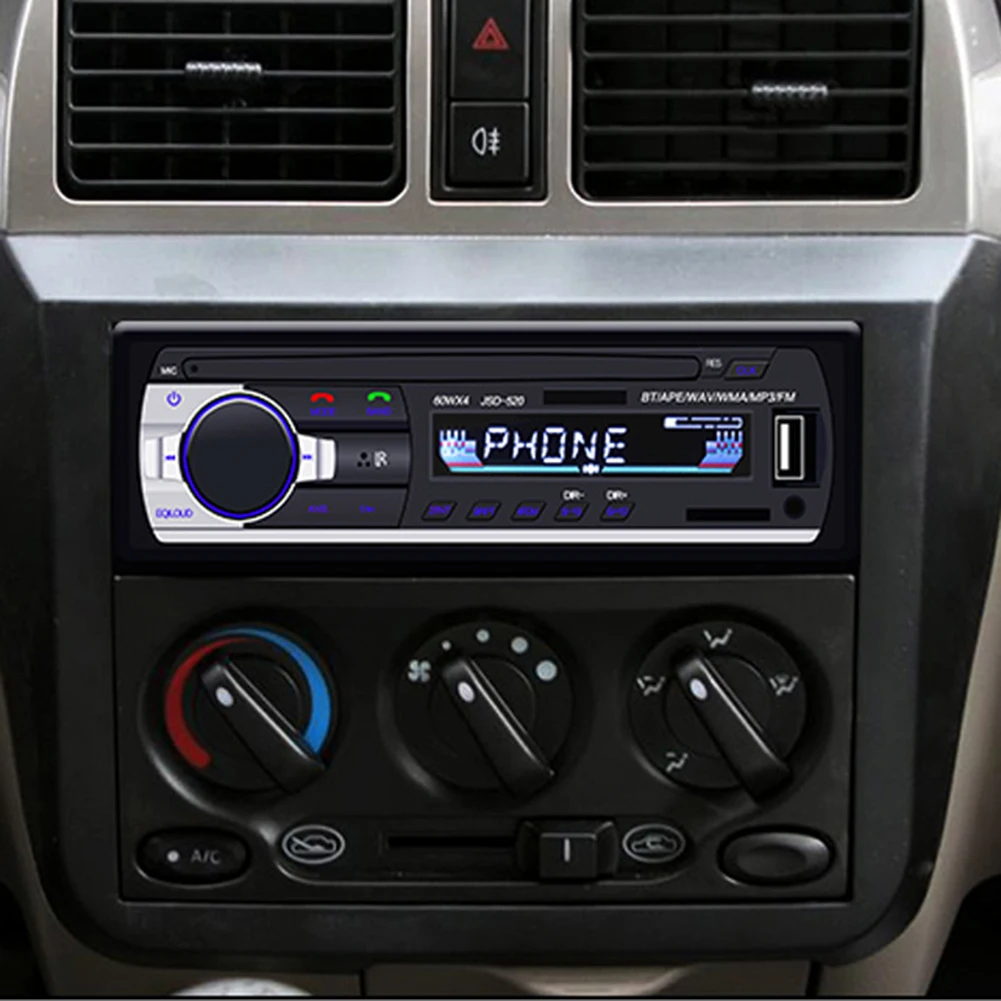 Автомобильная электроника Bluetooth 2,0 Беспроводная Автомобильная стерео радио MP3 медиаплеер u-диск громкий динамик аудио магнитола фм модулятор