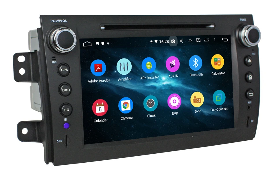 Perfect Marubox KD8072 DSP, 64GB 2Din Car DVD Player for Suzuki SX4 2007-2013, Car Multimedia Player, Android 9.0, 8 Core with DVD 10