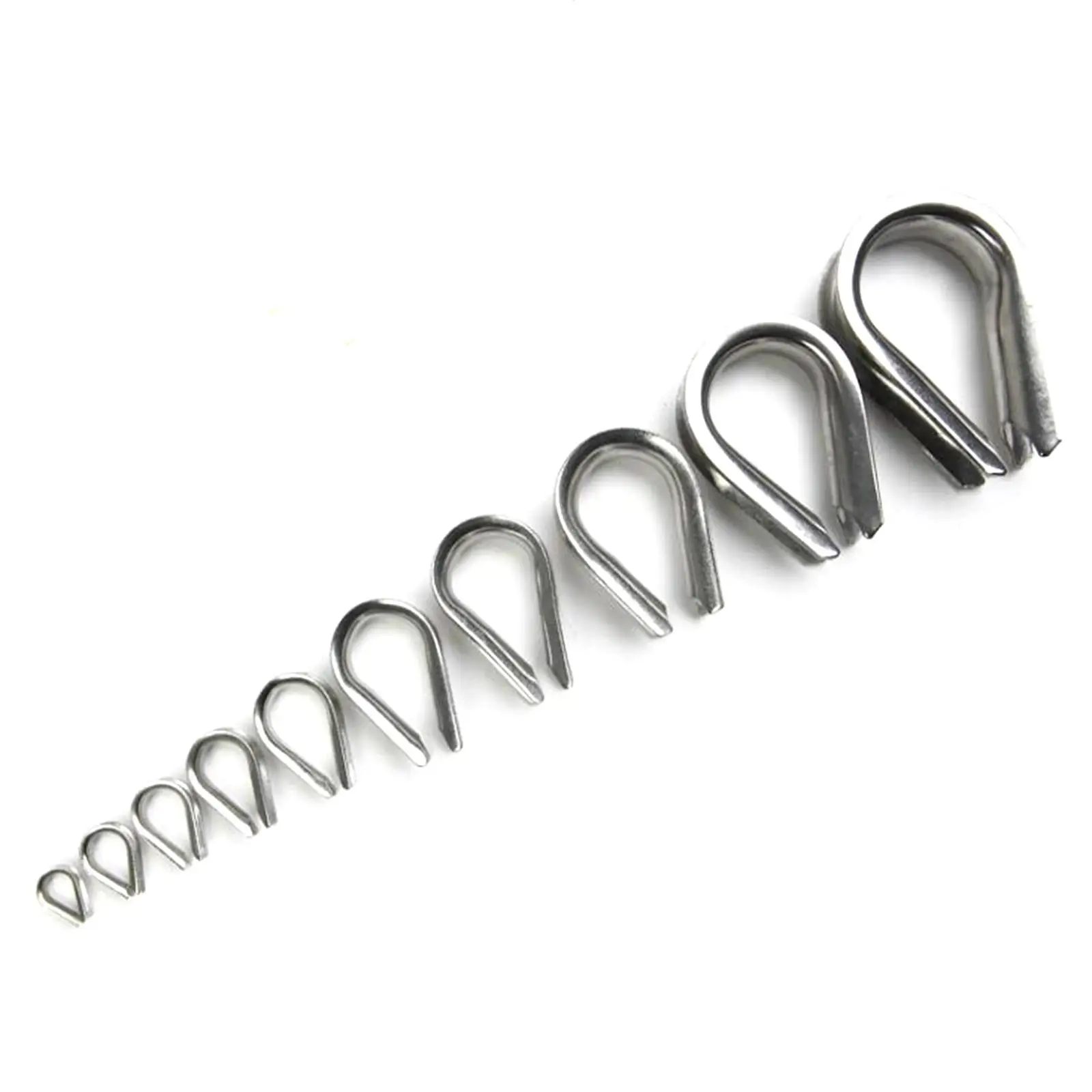 

M2 M3 M4 M5 M6 M8 M10 M12 304 Stainless Steel Wire Rope Cable Thimble Galvanized