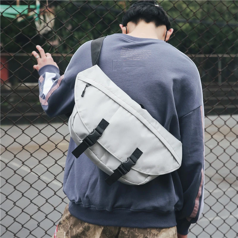 

2019 Chest Bag Hip Hop Functional Cross Shoulder Belt Bags for Men Fanny Waterproof Men Phone Money Motorcycle Bag A1-93