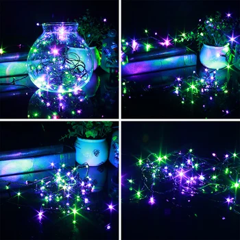 

Durable Colorful Transformation Lampu Tumblr Christmas Lights String Dining Room Festivous Party Decorations Wedding Scene