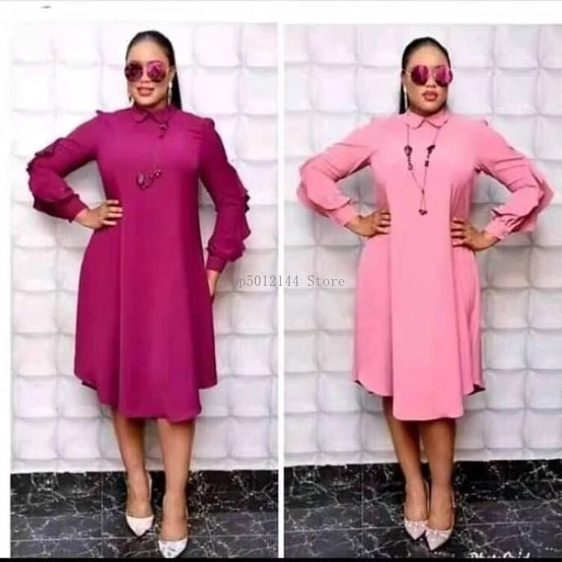 pink midi dress plus size