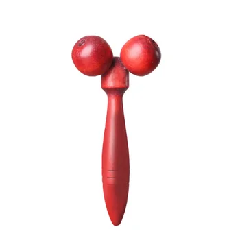 

Face Slimming Wooden Lifting Muscle Relax Therapy Chin Health Care Portable Neck Body Massage Roller Skin Blood Circulation