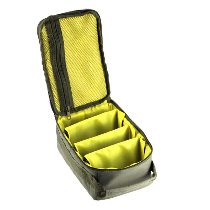 

Fishing Bag Portable Multiple Compartments Fishing Line Reel Lure Hook Storage Handbag Polyester Fishing Storage Bags 2019