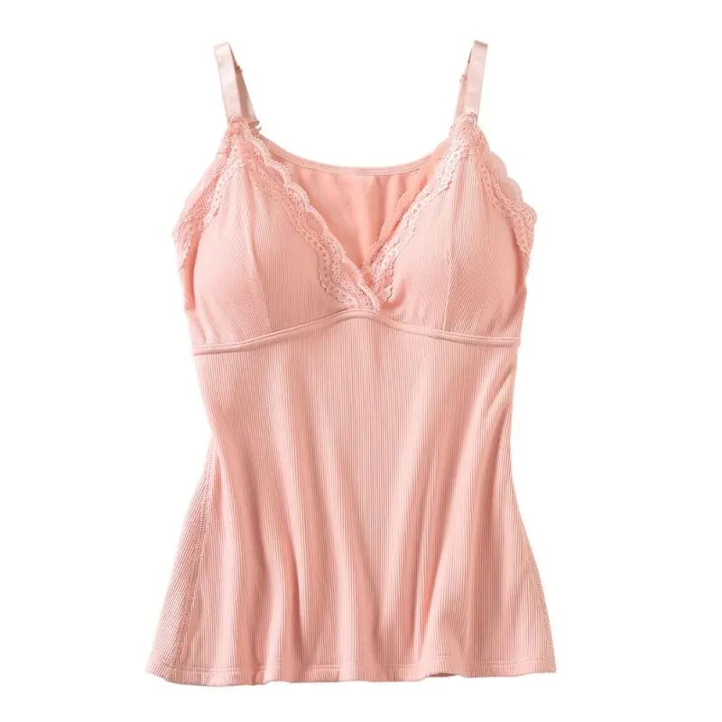 KWomen Camisoles осень зима дамы плюс бархат Теплый вязаный пуловер с v-образным вырезом двойная Облегающая майка