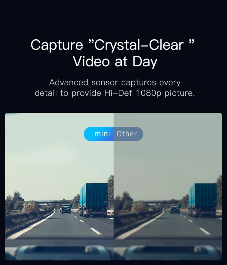 DDPAI Dash Cam Mini 1080P HD Автомобильный видеорегистратор со скрытым авто видео DVR Android Wifi