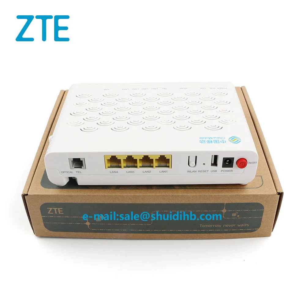 ZTE ZXHN F623 GPON ONU 1GE + 3FE порт 1 голосовой s WIFI ONT английский интерфейс|Оптоволоконное