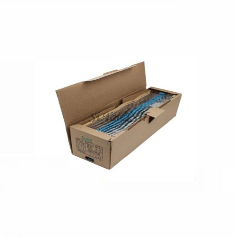 100pcs 1/4W Metal film resistor 1R ~ 1M 100R 220R 330R 1K 1.5K 2.2K 3.3K 4.7K 10K 22K 47K 100K 100 220 330 1K5 2K2 3K3 4K7 ohm