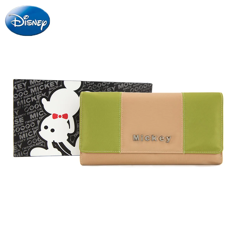 Подлинная сумка-кошелек disney, женская сумка на молнии, мультифункциональная Сумочка с Микки и Минни Маус, клатч для путешествий, водонепроницаемый чехол для мамы с отделением для карт