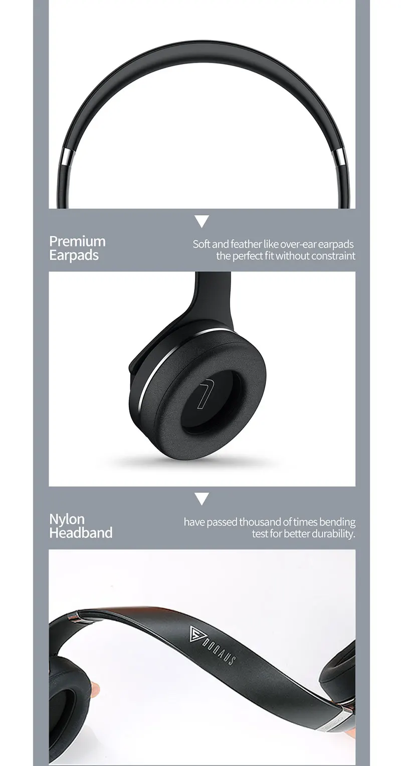 Bluetooth наушники и Динамик 2-в-1 внешний Динамик s и Earphonen Складная Беспроводной стерео аудио гарнитуры для IOS и Android