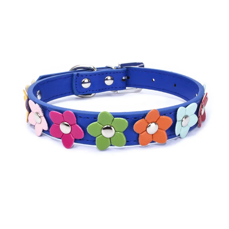 

Colorful Small Flower Pet Collar Cute Adjustable Festival Dog Collar Personalized Pet Stuff Necklace for Puppy Dogs Martingale