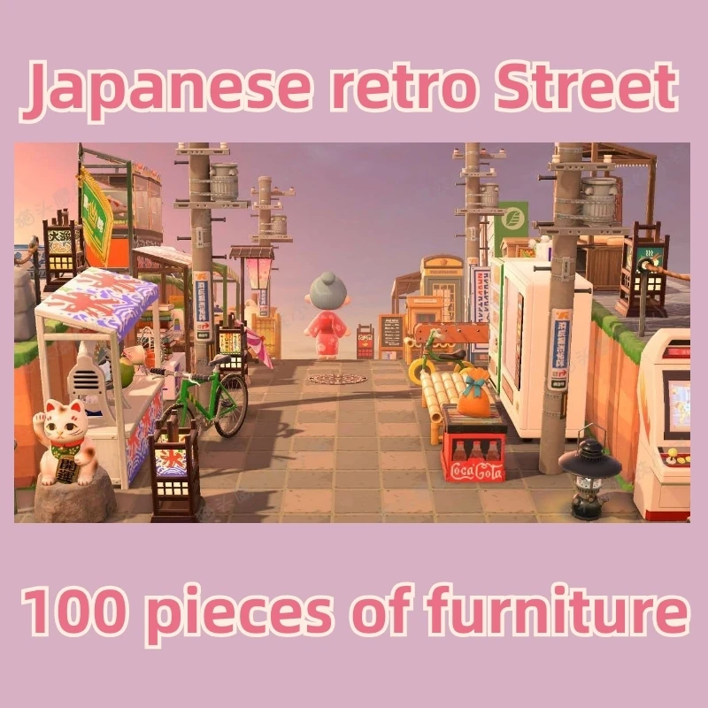 

Animal Crossing New Horizons Furniture set for Nintendo Switch Japanese Street Style Animal Crossing Furniture