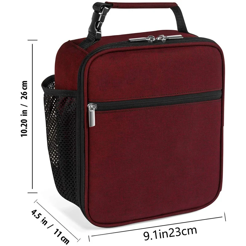 BEAU Lunch Box изолированная сумка для обеда жесткая и вместительная коробка завтрака
