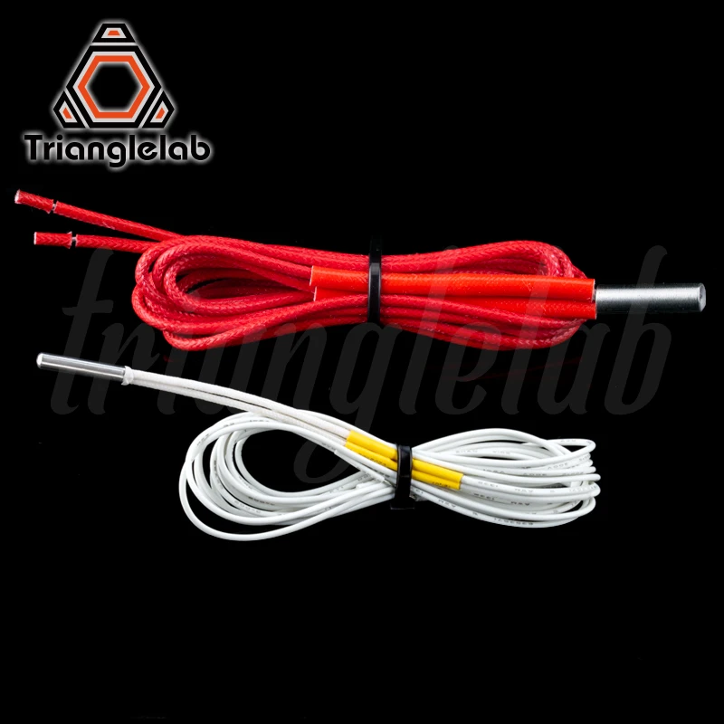

trianglelab 104GT-2 Thermistor Cartridge and Heater Cartridge for E3D hotend v6 heater block for Volcano heater block