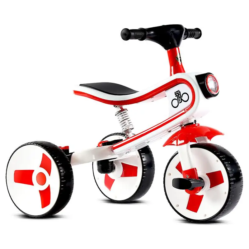 Permanent Children's Tricycle 2-in-1-3-5-6-year-old Large Deformation Balancing Car Skating And Sliding - Цвет: red