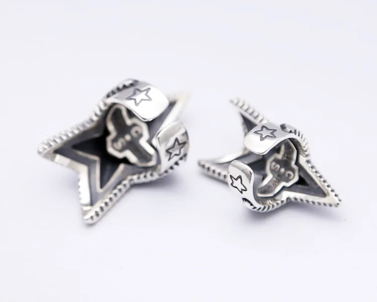 S925 puresilver Cody Sanderson азиатская Звезда серебряное кольцо для мужчин серебряное кольцо в стиле ретро мужское властное мужское модное серебряное кольцо