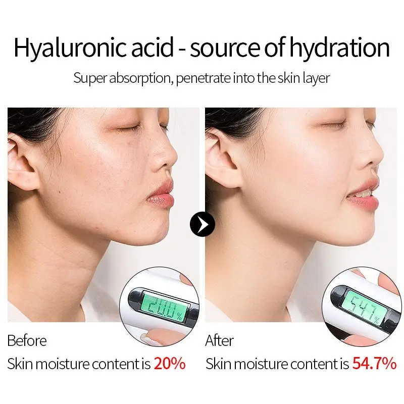 LAIKOU 30ml Hyaluronic Acid Essence Facial Serum Anti Wrinkle Whitening Vitamin C Face Serum Care Skin Hyaluronic Acid Pure LAIKOU 30ml Hyaluronic Acid Essence Facial Serum Anti Wrinkle Whitening Vitamin C Face Serum Care Skin Hyaluronic Acid Pure