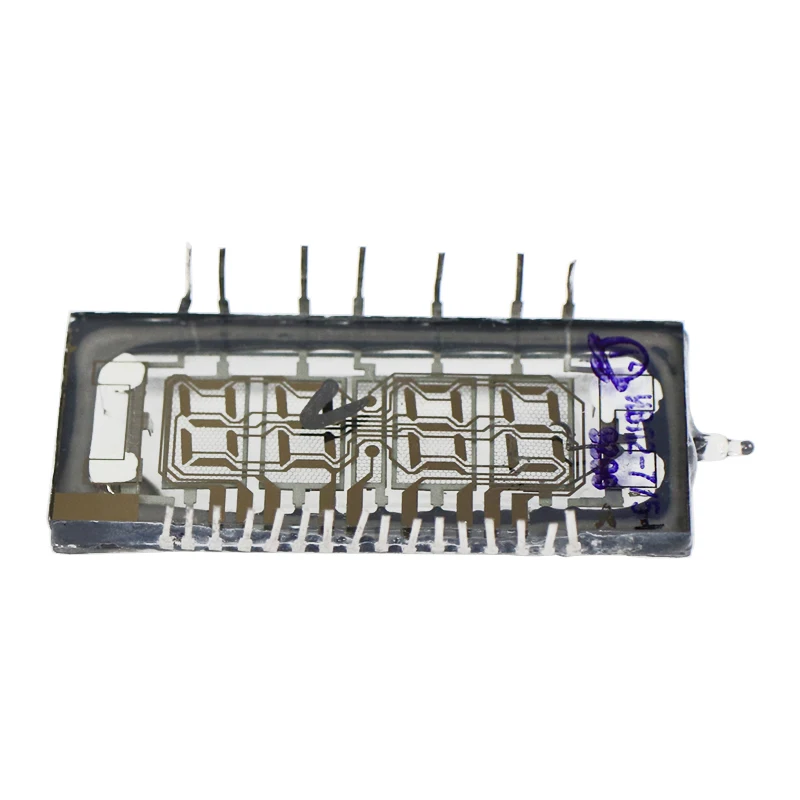GHXAMP IVL2-7 / 5 Transparent Colon Fluorescent Tube VFD Screen Clock Home Fluorescent Tube Clock DIY 1PCS