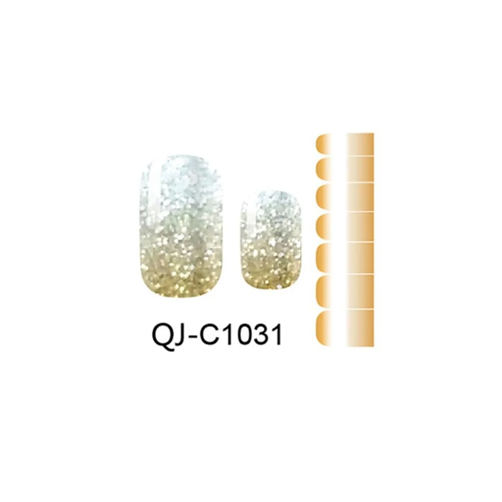 

Nail Polish Full paste 14 sticker Applique Gradual change series Colorful and varied Strong Permanent not fading