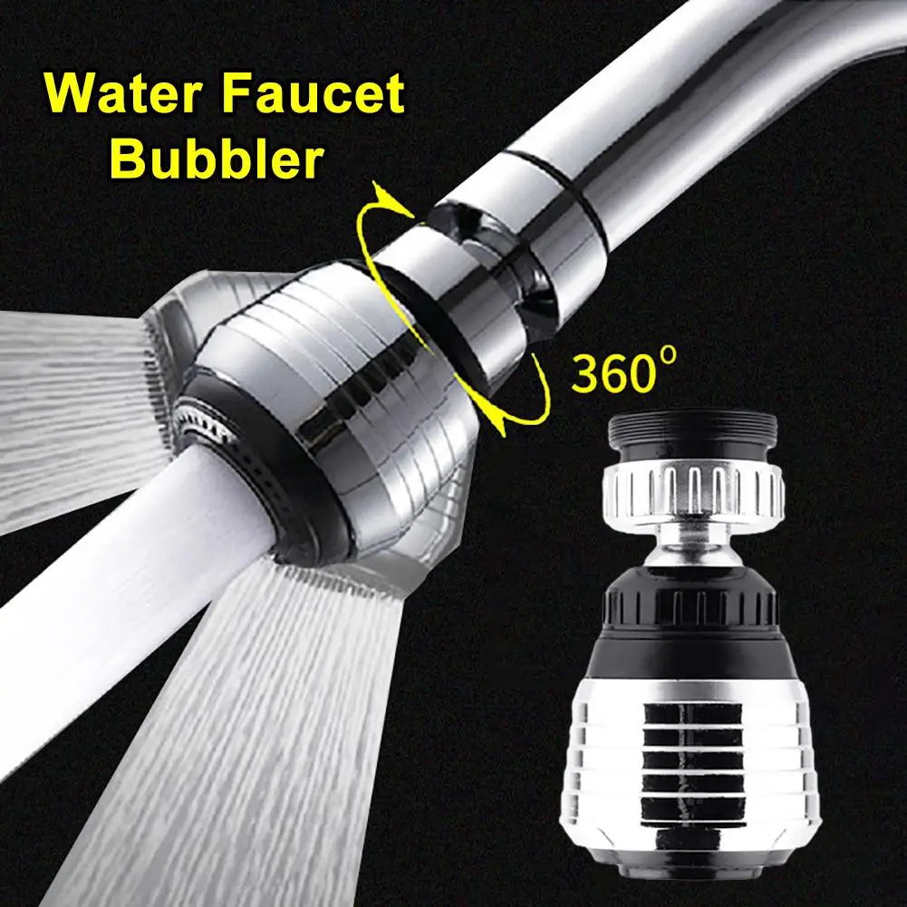 

360 Degree Rotation Kitchen Faucet Water Tap Bubbler Anti Splash Nozzle Head