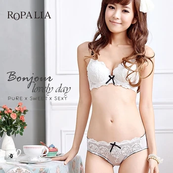 

Sexy Lace Bra Set Floral Women Push Up Underwear Set Sexy Mesh Panty Lingerie