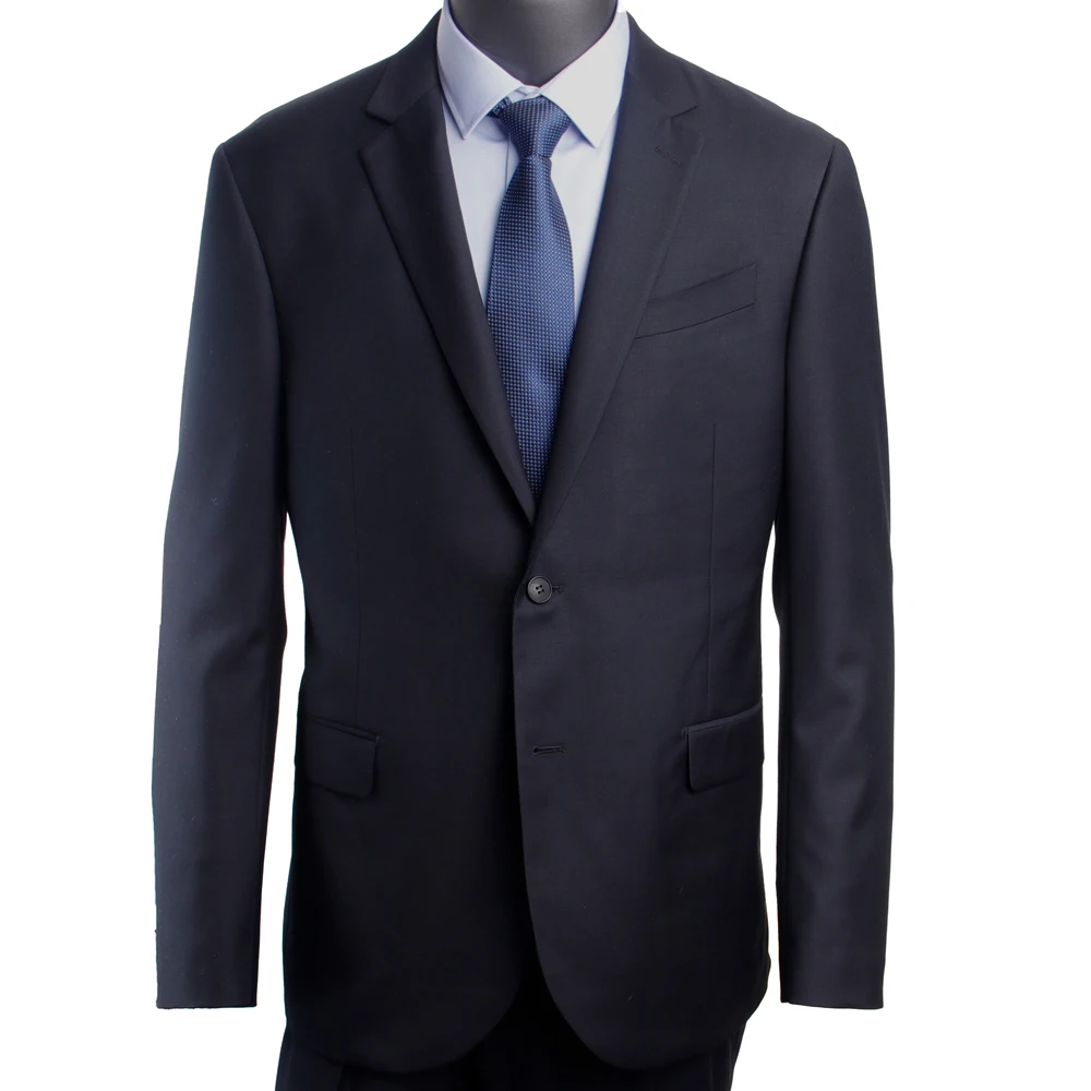 Luxury Silk Wool Blazers For Men Oxford Blue Custom Made Mens Blazer Jacket Suit Jacket Men Tailored Mens Smoking Jacket Fashion