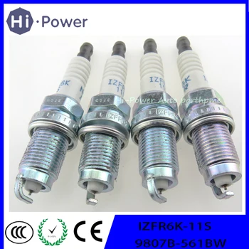 

4x Free Shipping IZFR6K-11S 5266 Car Laser Iridium Spark Plug Japen for Honda Civic 2006-2011 1.8 9807B-561BW IZFR6K11S 5266