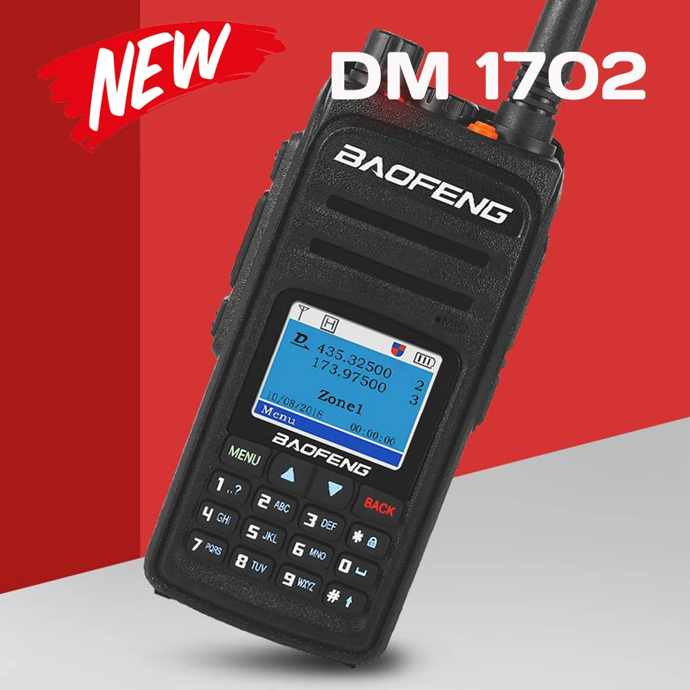 Baofeng DM 1702 DMR цифровой радио аналоговый Портативный Walkie Talkie (GPS )Tier1 и Tier2