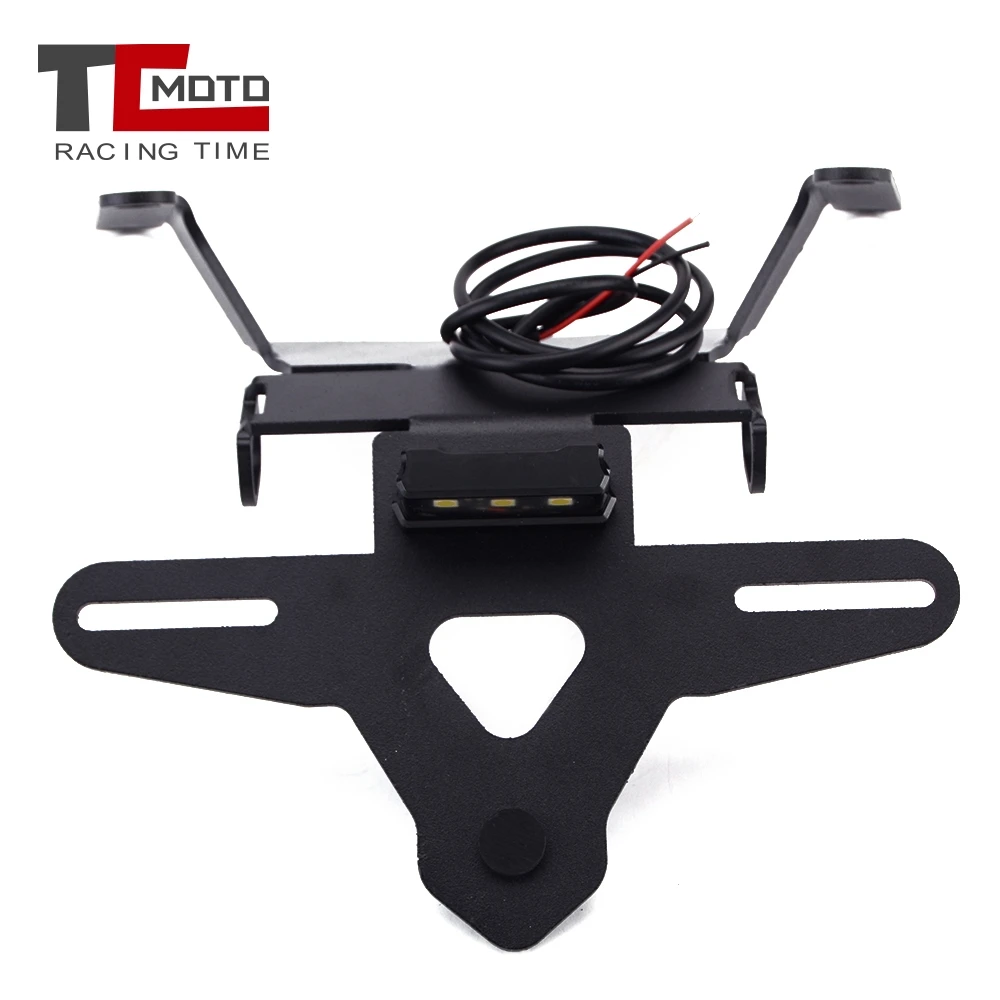 

Motorcycle Rear License Plate Tail Frame Holder Bracket with LED Light For Honda CB650 R 2019 CBR650R cb650r ABS 2019 2020