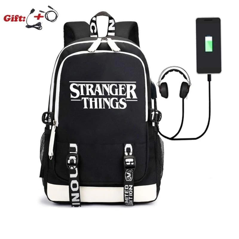 CG5295 Светящийся рюкзак, многофункциональный, с usb зарядкой, для странных вещей, для путешествий, брезентовый, студенческий рюкзак для подростков, для мальчиков и девочек, школьная сумка - Цвет: CG5295