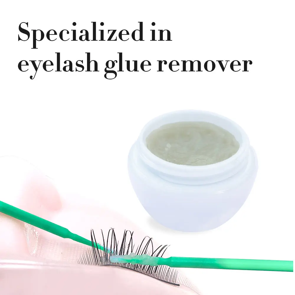 Eyelash Glue Remover Cream Eyelash Glue Remover Professional False Eyelash Glue Remover Primer Jelly Cream Gel remover adhesive bonded glue eyelashes make up tools