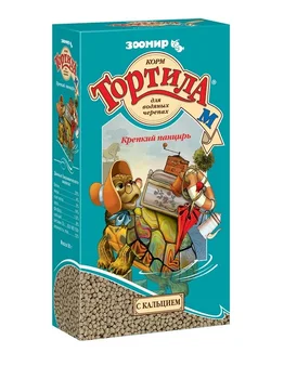 

Zooworld Feed-pellets "Strong shell Tortila M" for turtles with calcium Pets