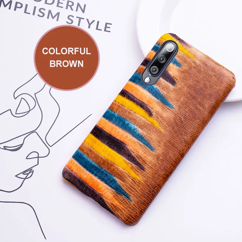 Чехол для телефона для Xiaomi mi 8 9 9 se 9T A1 A2 lite A3 Max 2 3 Poco F1 окрашенные из воловьей кожи для Red mi Note 4 4X5 6 6a 7 7a 8 Pro крышка - Цвет: Brown