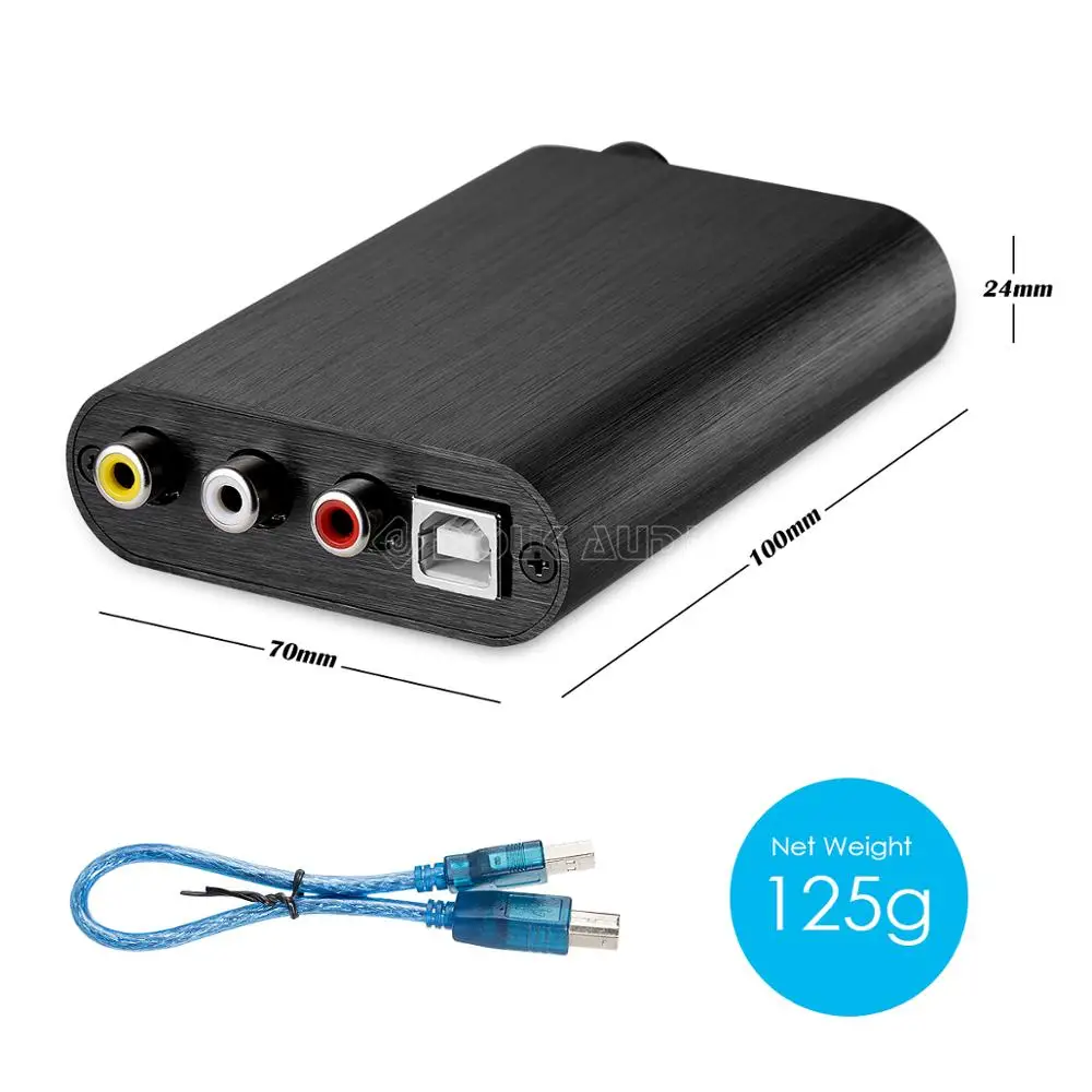 Douk аудио мини USB Hi Fi звуковая карта DAC TDA1387 декодер усилитель для наушников