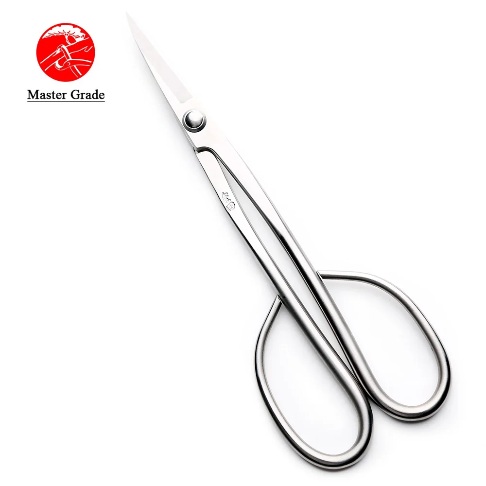 Master Grade 210 Mm Long Handle Forged Bonsai Scissors Made By 5Cr15MoV Alloy Steel From TianBonsai