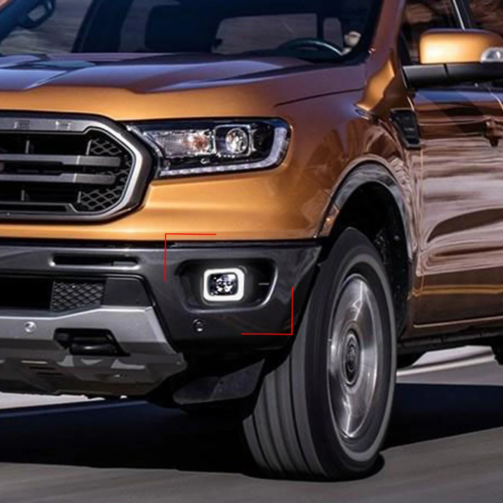 2 предмета в комплекте для Ford Ranger 2019 2020 светодиодный дневные ходовые огни