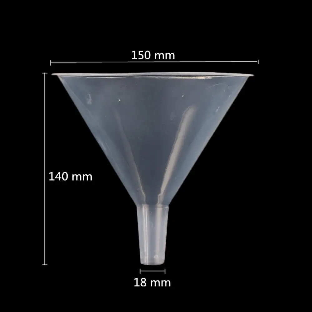 Plastic Small Funnels 2Pcs 150mm Perfume Liquid Essential Oil Filling Empty Bottle Packing Funnel Laboratory Analysis Supplies