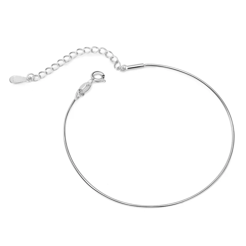 Аутентичные S925 стерлингового серебра Браслет вышитый бисером спиральные аксессуары ювелирные изделия для мужчин и женщин подарок для пары