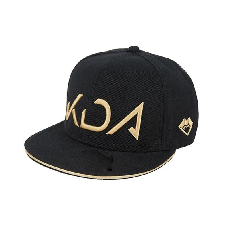 Newest Fashion KDA Hat Cosplay KDA AKALI Hat Game LoL Akali Cotton Bonnet Rap Cap Mask Purple Cap for Men Women