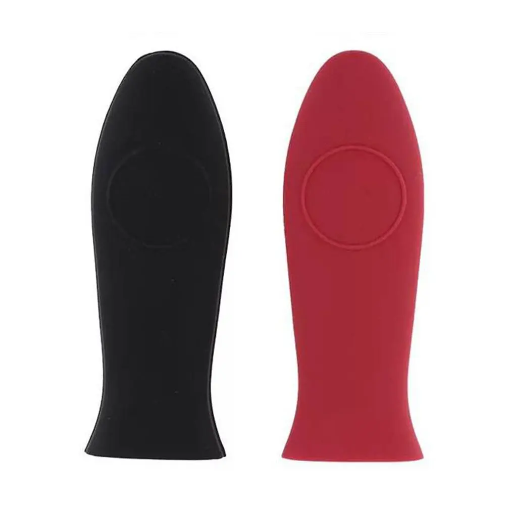 Non-Slip Silicone Hot Handle Holder Potholder Cast Iron Skillet Grip Sleeve Cover Pots Pans Handle Parts Kitchen Tools Cookware pot handle cover,pot handle holder