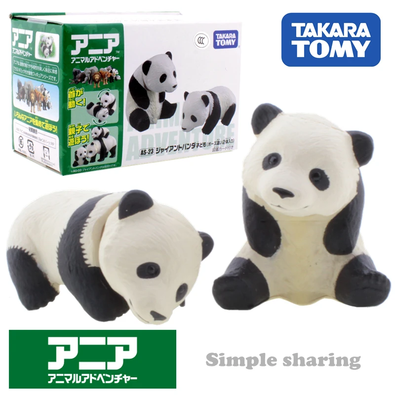 Takara Tomy Tomica Ania 23 гигантский форма панда Горячая популярная детская литые игрушки
