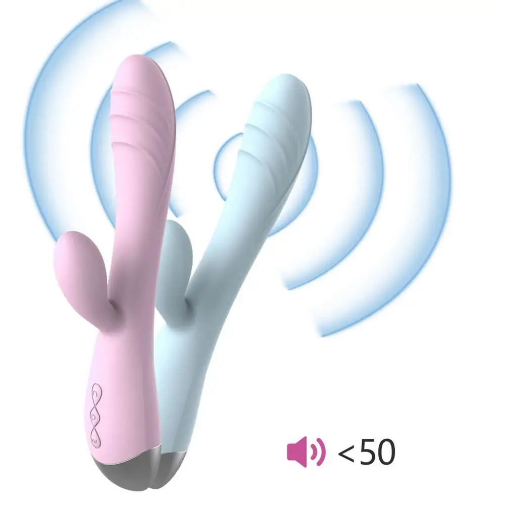 G Spot фаллоимитатор кролик вибратор для женщин с двойной головкой Массажер AV