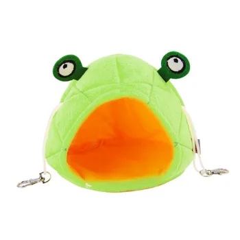 

Guinea Pig Hamster Cotton Bed Cage Warm House with Bed Mat for Small Furry Animals Nest