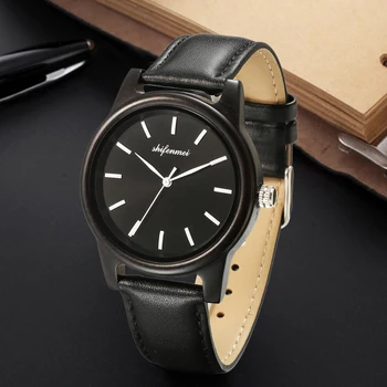 

Shifenmei men's wooden watch Men wooden Business Stylish Timepieces Quality quartz Wrist watch Male vigilias relogio masculino
