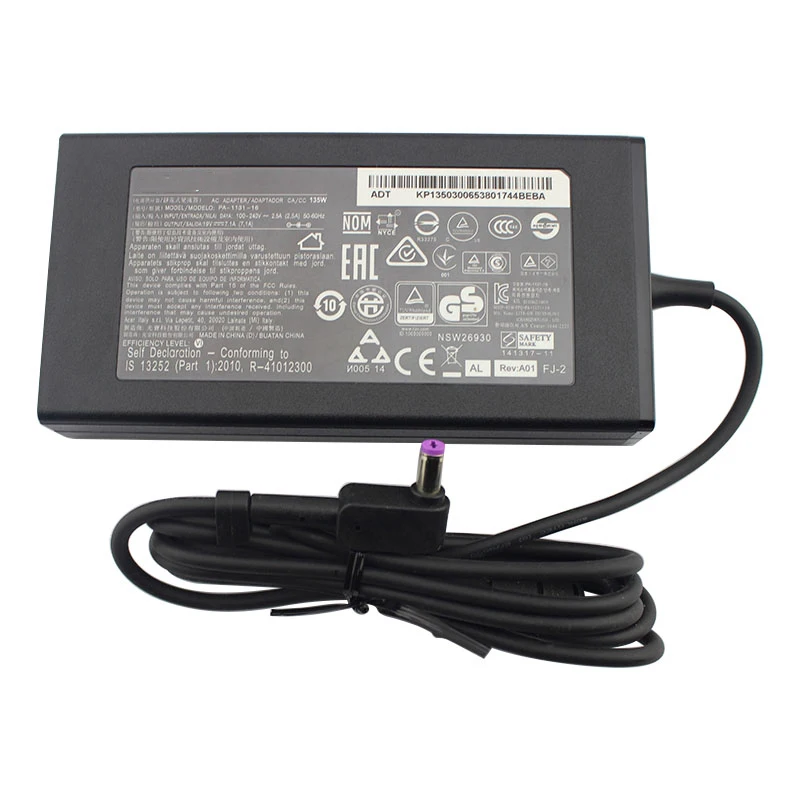 Original 19V 7.1A 135W laptop AC adapter charger For ACER Aspire V17 Nitro 5 np515-52 pa-1131-16 ADP-135KB VX5 VN7-792G-59CL
