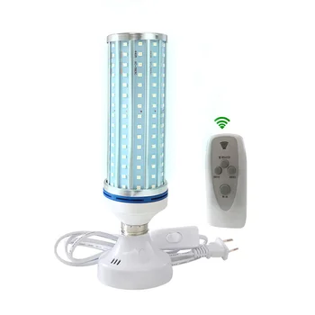 

Timing 60W UVC Germicidal Lamp EU/US UV Ultraviolet Sterilizing Corn Bulb Lamp E26/E27 Living Room Bedroom Disinfection Light