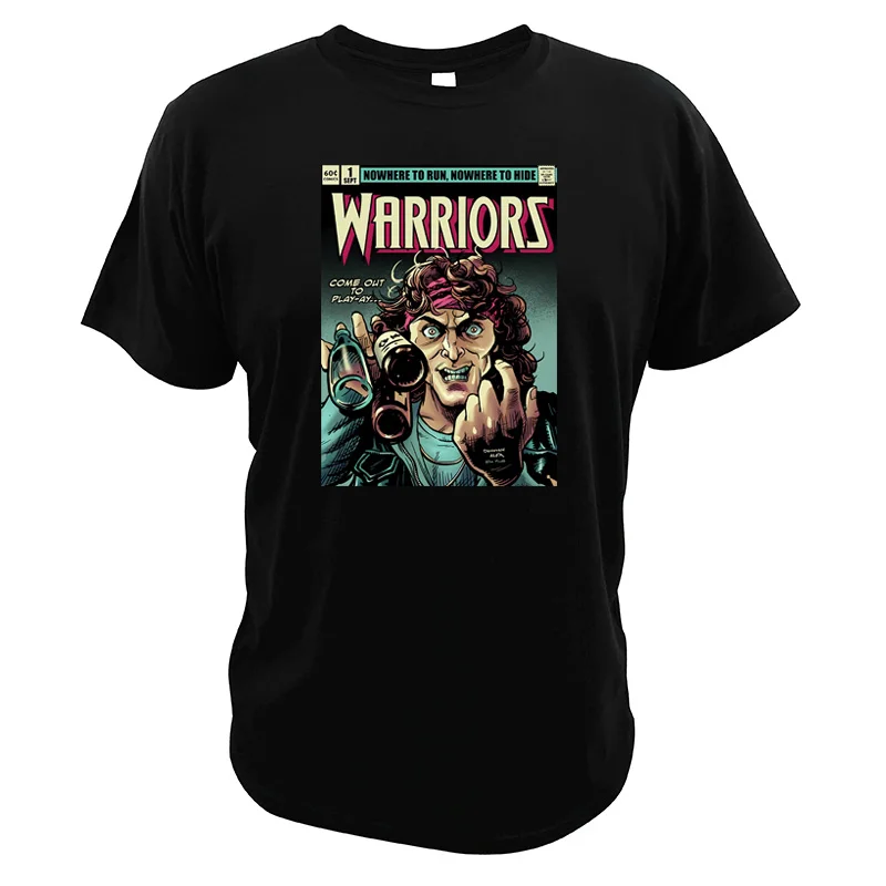 Футболка с надписью Warriors футболка Nowhere To Run No When Hide Выходи чтобы играть в