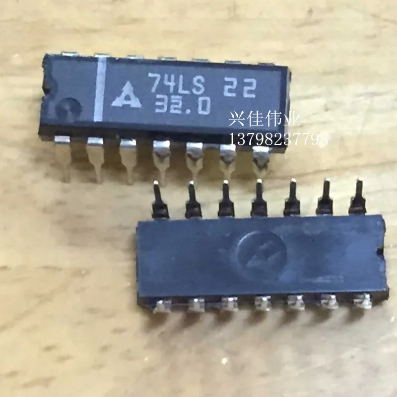 20 шт./лот 74LS22 HD74LS22P SN74LS22N DIP-14