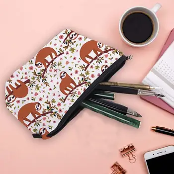 

2020 Women Travel Toiletry Organizer Storage Wash Pouch Christmas gift Portable Sloth Cosmetic Bag